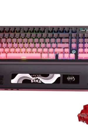 Ajazz AK980 TFT Display Tri Mode Mechanical Keyboard Maillard Switch