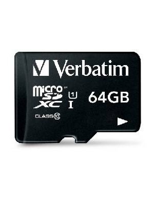 Verbatim 64GB Class 10 MicroSDXC Memory Card