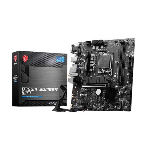 MSI B760M Bomber WIFI Motherboard 1 MSI B760M Bomber WIFI Motherboard