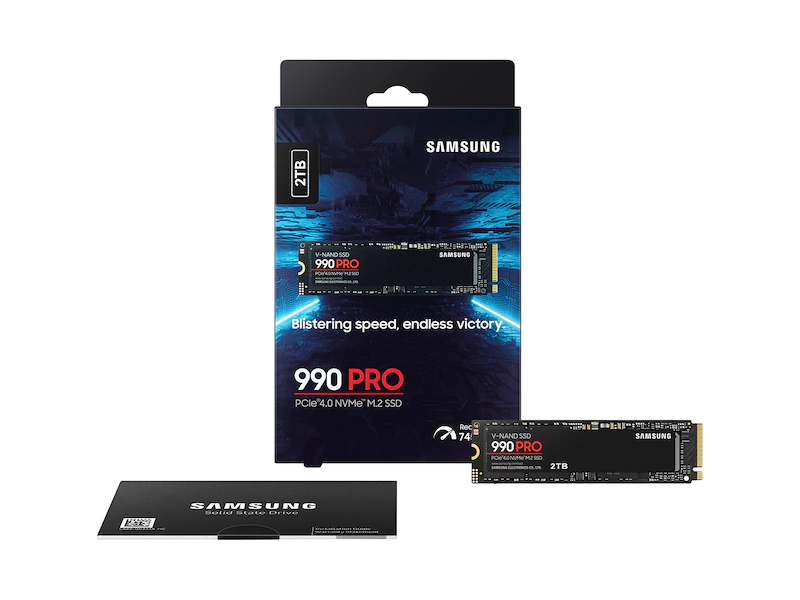 Samsung 2TB 990 PRO PCIe Gen 4.0 x4 M.2 Internal SSD 1 Samsung 2TB 990 PRO PCIe Gen 4.0 x4 M.2 Internal SSD