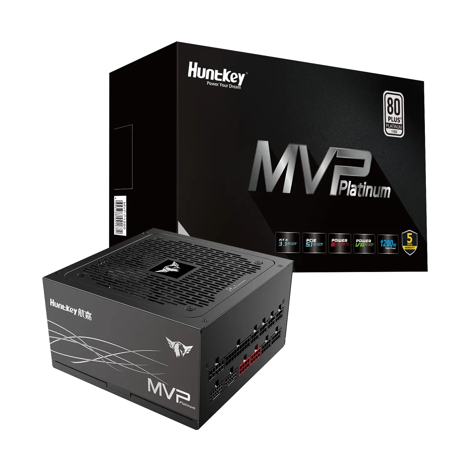 HUNTKEY MVP P1200 GAMING POWER SUPPLY 1 HUNTKEY MVP P1200 GAMING POWER SUPPLY
