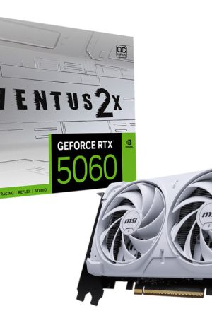 MSI GeForce RTX 5060 8GB VENTUS 2X OC WHITE Graphics Card