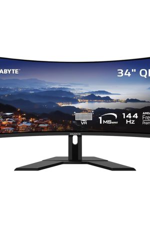 Gigabyte G34WQC 34″ Ultra-Wide Curved Gaming Monitor