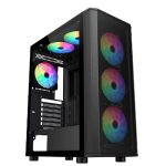 SAMA 3311 ATX Mid Tower Gaming Case- Black