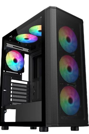 SAMA 3311 ATX Mid Tower Gaming Case- Black