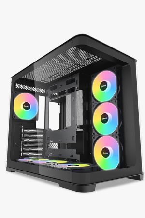 SAMA V60 Mid Tower PC Case - Black