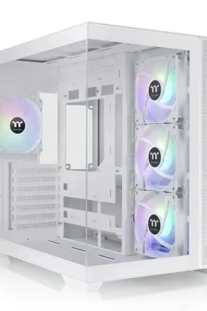 Thermaltake View 380 TG ARGB Snow ATX PC Case